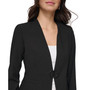 Women's Collarless Hardware Blazer