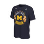 Men's Brand Navy Michigan Wolverines College Football Playoff 2021 Orange Bowl Bound Illustrated T-shirt