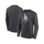 Men's Anthracite Los Angeles Dodgers Icon Legend Performance Long Sleeve T-shirt