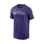 Men's Kris Bryant Purple Colorado Rockies Player Name & Number T-shirt