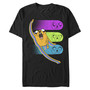 Men's Adventure Time Jake Emotions Short Sleeve T- shirt