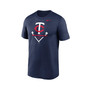 Men's Navy Minnesota Twins Big and Tall Icon Legend Performance T-shirt