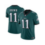 Men's A.J. Brown Midnight Green Philadelphia Eagles Vapor F.U.S.E. Limited Jersey