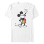Men's Tie Dye Mickey Short Sleeve Crew T-shirt