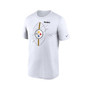 Men's White Pittsburgh Steelers Legend Icon Performance T-shirt