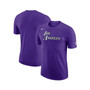 Men's Purple Los Angeles Lakers 2022/23 City Edition Essential Logo Performance T-shirt