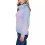 Women's Ombre Cowl Neck Sweater