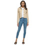 Women's Long-Sleeve Button-Front Jacket