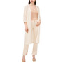 Women's Cotton Crochet Long Open Cardigan