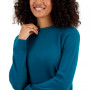 Women's Zip-Back Mock-Neck Sweater, Created for Macy's