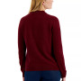 Women's Zip-Back Mock-Neck Sweater, Created for Macy's