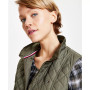 Women's Quilted Zip Front Vest