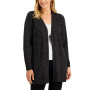 Petite Open-Front Duster Cardigan, Created for Macy's