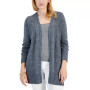 Petite Open-Front Duster Cardigan, Created for Macy's
