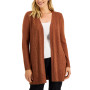 Petite Open-Front Duster Cardigan, Created for Macy's