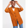 Women's Oversized Long Patch Pocket Cardigan, Created for Macy's