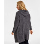 Plus Size Hooded Cardigan, Created for Macy's