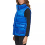 Women's Lined Zippered Mock-Neck Puffer Vest