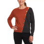 Women's Snap Detail Pullover Sweater