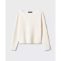 Women's Fine-Knit Boat-Neck Sweater