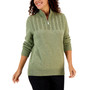 Women's Cotton Quarter-Zip Sweater, Created for Macy's