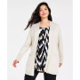 Plus Size Open-Front Long-Sleeve Cardigan, Created for Macy's