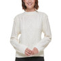 Petite Cable-Knit Crewneck Sweater