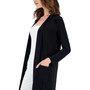 Women's Stretch Jersey Open-Front Duster Cardigan Sweater