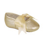 Baby Girl Lambskin Ballet with Ribbon Tie