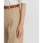 Double-Faced Stretch Cotton Ankle Pants