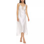 Stella Satin Venise Trim Lingerie Nightgown