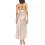 Stella Satin Venise Trim Lingerie Nightgown