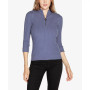 Black Label Women's Ribbed Quarter-Zip Sweater
