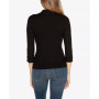 Black Label Women's Ribbed Quarter-Zip Sweater