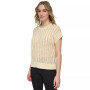 Women's Short-Sleeve Open-Weave Sweater