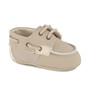 Baby Boy Nubuc Deck Shoe with Mesh Accents