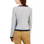 Women's Contrast-Trim Open-Front Jacket