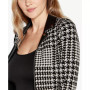 Black Label Women's Houndstooth Motorcycle Sweater