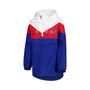 Women's White, Red Buffalo Bills Staci Half-Zip Hoodie Windbreaker Jacket