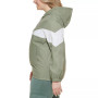 Trendy Plus Size Colorblock Rain Slicker Jacket