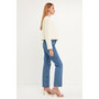 Women's Cropped Textured Houndstooth Jacket