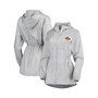 Women's Gray Los Angeles Lakers Flashback Full-Zip Jacket