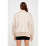 Unisex Oversize Satin Bomber Jacket