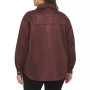 Trendy Plus Size Faux-Suede Shacket