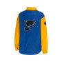 Women's Blue, Gold St. Louis Blues Colorblock Button-Up Shirt Jacket