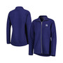 Women's Navy New York Yankees Aruba Raglan Full-Zip Jacket