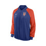 Women's Royal New York Mets Authentic Collection Team Raglan Performance Full-Zip Jacket