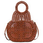 Pisticci Chainlink Leather Shoulder Bag