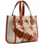 Silvana Monogram Double Compartment Mini Tote