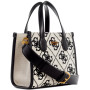 Silvana Monogram Double Compartment Mini Tote